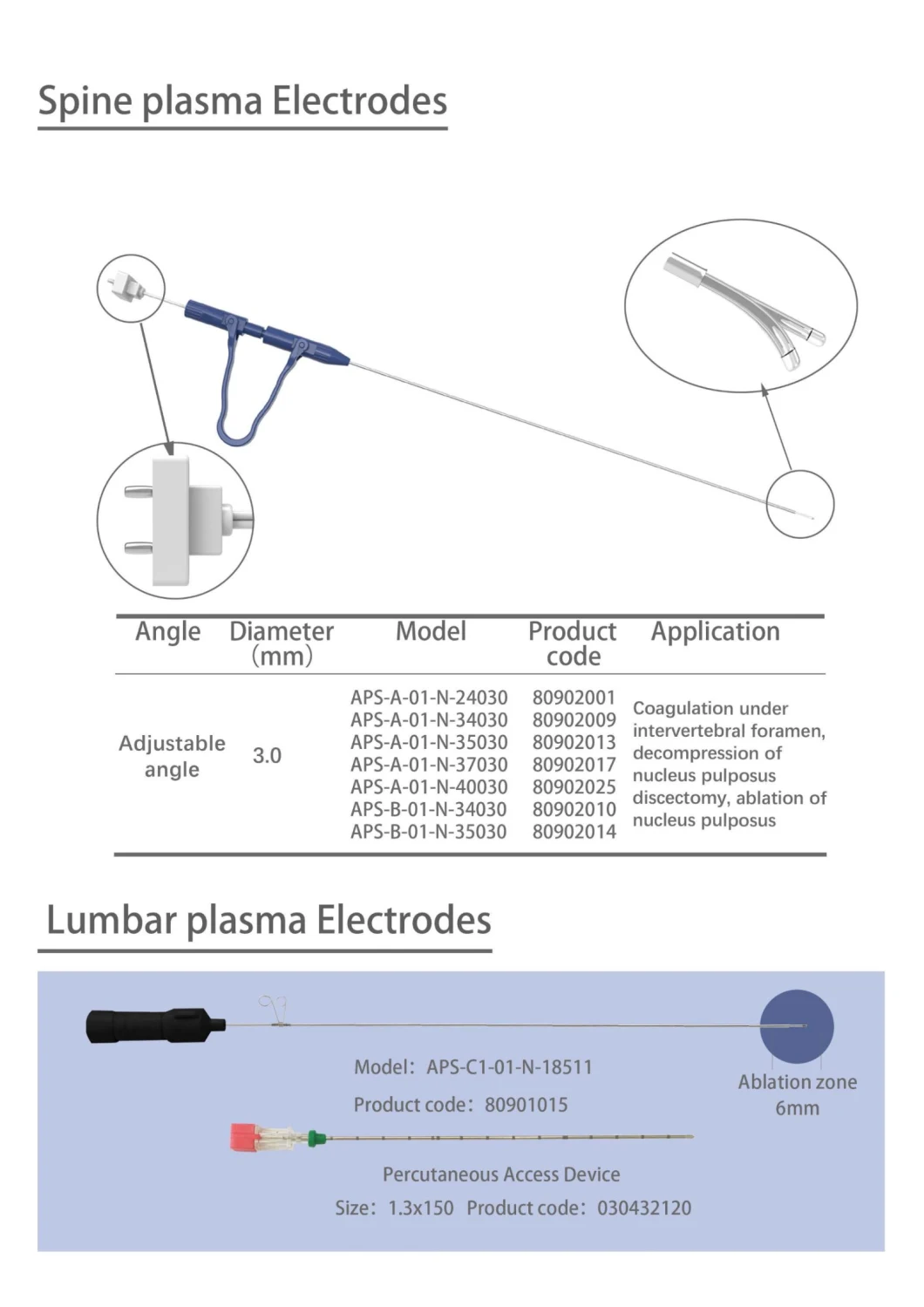 Chinese Manufacture Orthopedic Surgery Electrosurgical Electrodes Sphincterotome