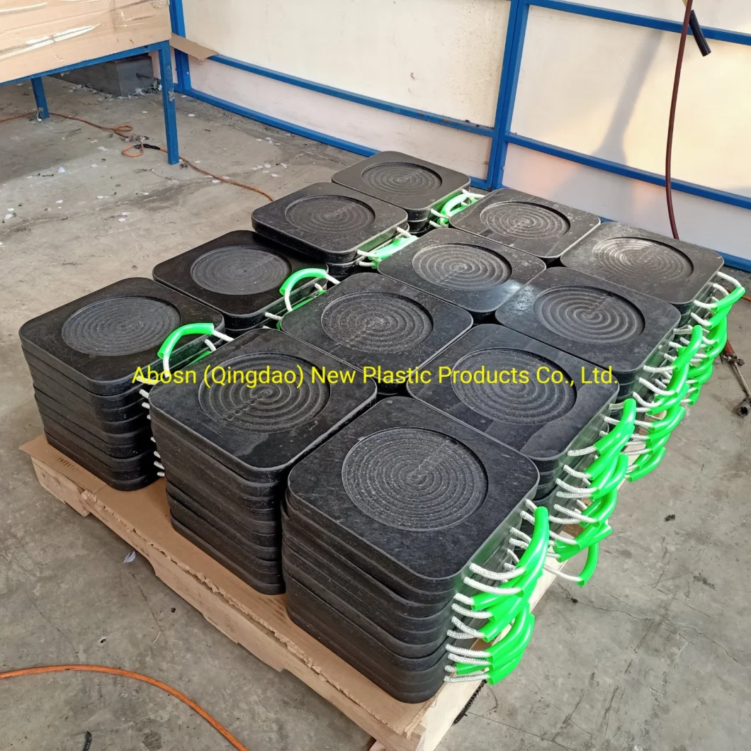 Lightweight Composite Crane Pads for Hard Ground or Soft Soil